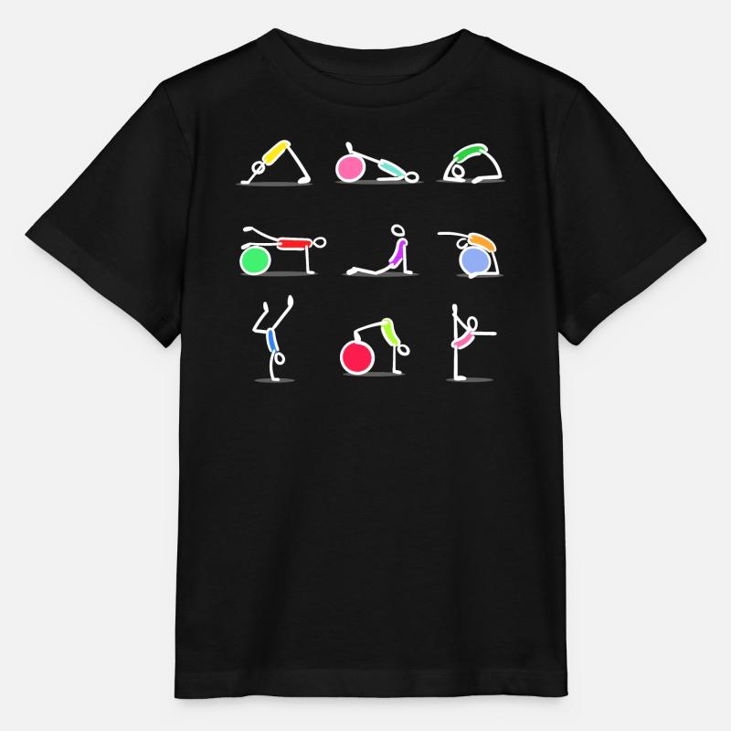Entraînement de pilates - T-shirt bio MINI CREATOR Stanley/Stella Enfant - noir