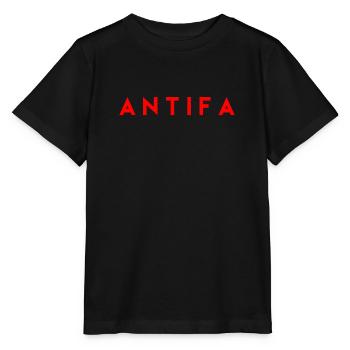 Antifa - Stanley/Stella MINI CREATOR Kids’ T-Shirt - black - Front - Mikhail (115cm)