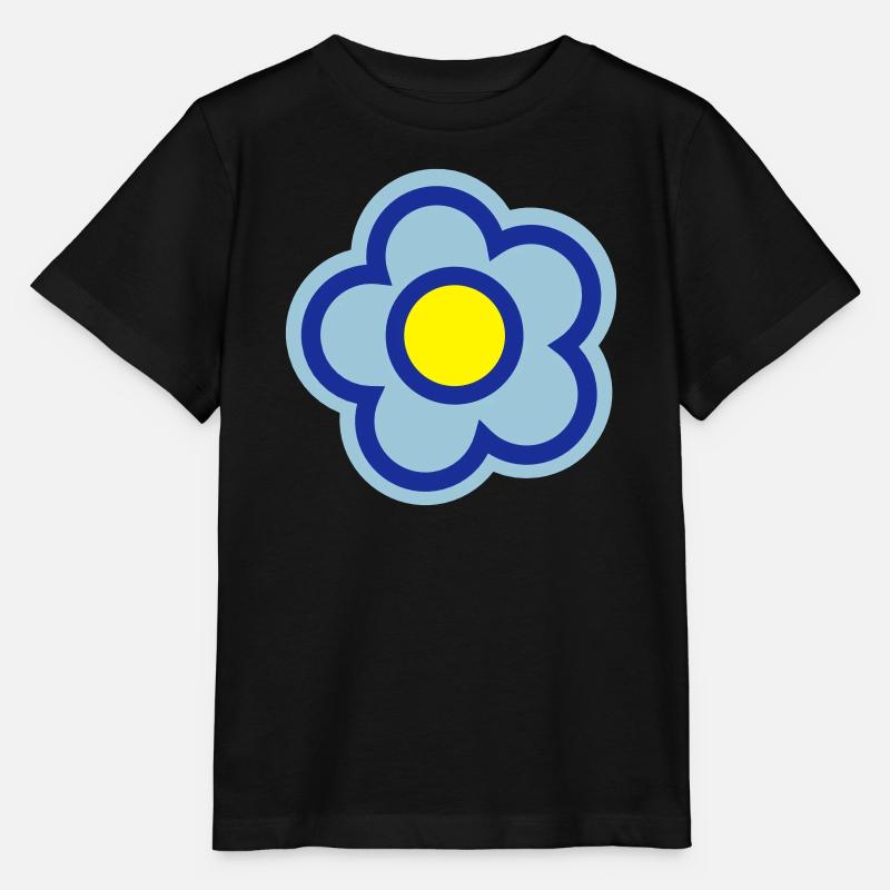 fleur, printemps, été - T-shirt bio MINI CREATOR Stanley/Stella Enfant - noir