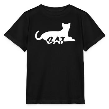 chat chat chat chat chat chatte minette chatte chatte minette - T-shirt bio MINI CREATOR Stanley/Stella Enfant - noir - Devant - Mikhail (115cm)