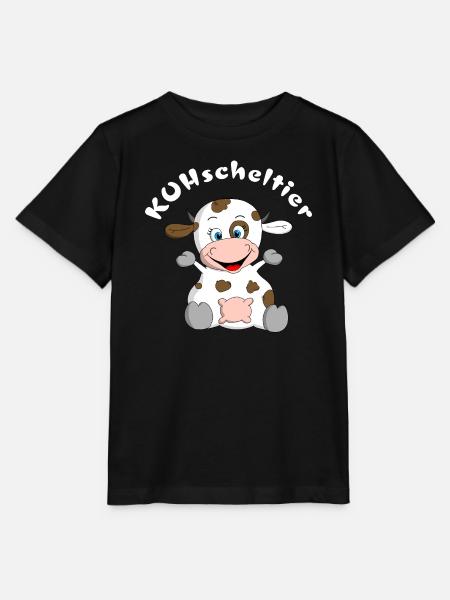 Kuscheltier Kuh = KUHscheltier - Stanley/Stella Kinder T-Shirt MINI CREATOR  - Schwarz
