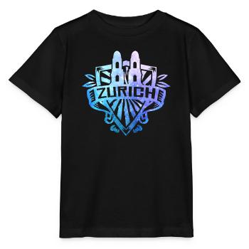 Zürich | Zurich | Züri - Stanley/Stella Kinder T-Shirt MINI CREATOR  - Schwarz - Vorne - Mikhail (115cm)