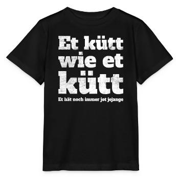 Köln Et Kütt Wie Et Kütt Kölner Grundgesetz Kölsch - Stanley/Stella MINI CREATOR Kids’ T-Shirt - black - Front - Mikhail (115cm)