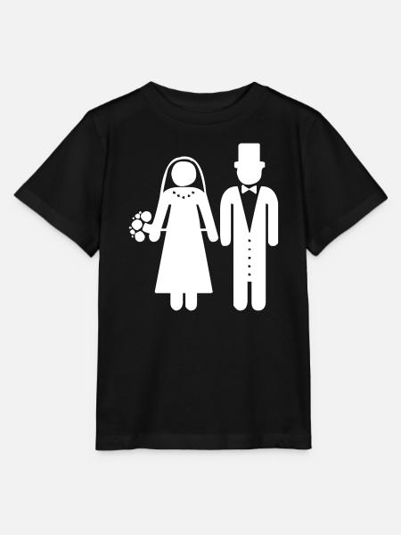 Ein Hochzeitspaar - Stanley/Stella Kinder T-Shirt MINI CREATOR  - Schwarz