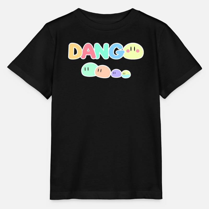 Dango Pastel Pop Illustration - Stanley/Stella MINI CREATOR Kids’ T-Shirt - black