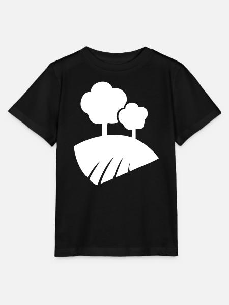 Landschaft mit Bäumen - Stanley/Stella Kinder T-Shirt MINI CREATOR - Schwarz