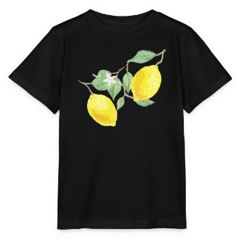 Citrons - T-shirt bio MINI CREATOR Stanley/Stella Enfant - noir - Devant - Mikhail (115cm)