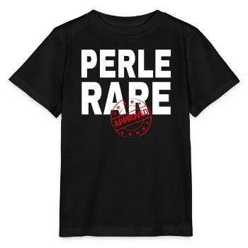 Pearl Sparkle DesignRare - Stanley/Stella MINI CREATOR Kids’ T-Shirt - black - Front - Mikhail (115cm)