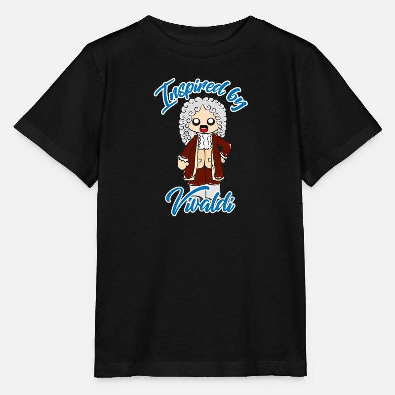 Vivaldi - T-shirt bio MINI CREATOR Stanley/Stella Enfant - noir