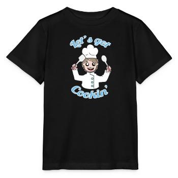 Let's cook! - Stanley/Stella MINI CREATOR Kids’ T-Shirt - black - Front - Mikhail (115cm)