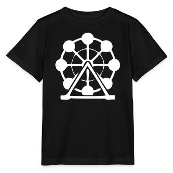 grande roue - T-shirt bio MINI CREATOR Stanley/Stella Enfant - noir - Devant - Mikhail (115cm)