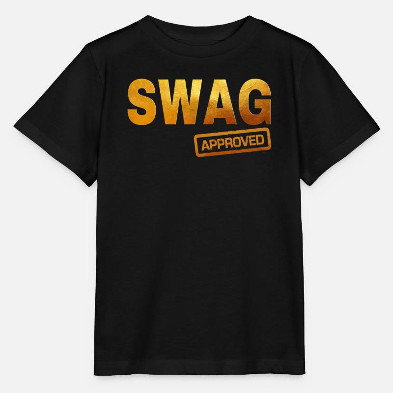 Conception de typographie rétro audacieuse - T-shirt bio MINI CREATOR Stanley/Stella Enfant - noir