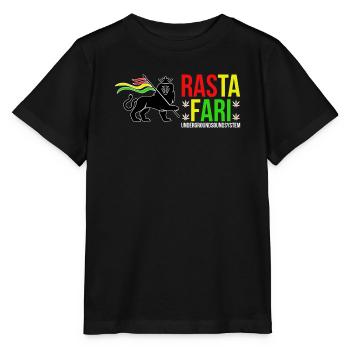 Rasta Fari Underground Sound System - Stanley/Stella MINI CREATOR Kids’ T-Shirt - black - Front - Mikhail (115cm)
