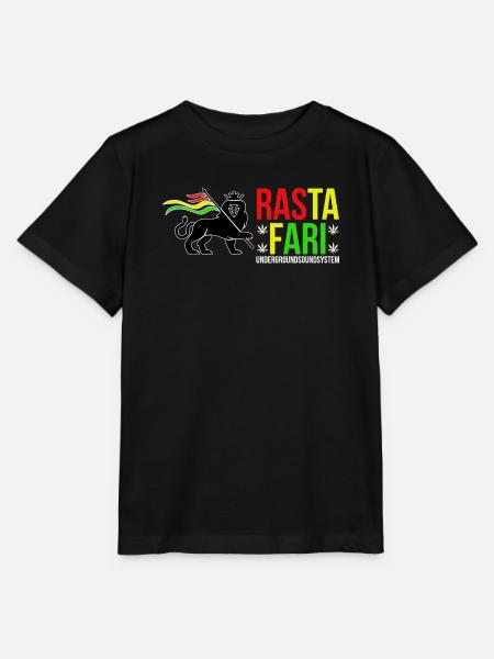 Système sonore souterrain de Rasta Fari - T-shirt bio MINI CREATOR Stanley/Stella Enfant - noir