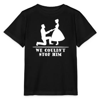 Bachelor Party Wedding Shower Wedding Party - Stanley/Stella MINI CREATOR Kids’ T-Shirt - black - Front - Mikhail (115cm)