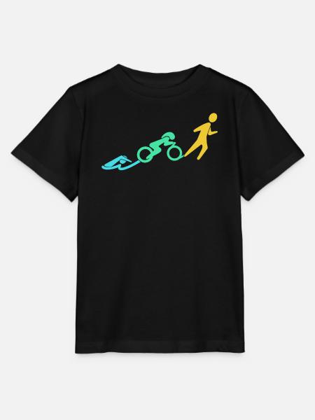 Bewegungsbogen Sprint-Rad-Lauf - Stanley/Stella Kinder T-Shirt MINI CREATOR - Schwarz