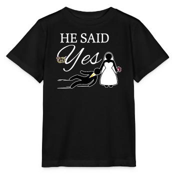 Bachelor bachelorette fête de mariage - T-shirt bio MINI CREATOR Stanley/Stella Enfant - noir - Devant - Mikhail (115cm)