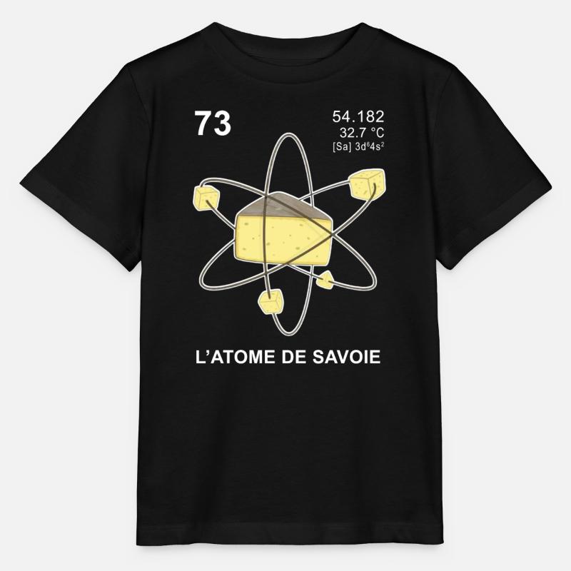 L'atome de Savoie - T-shirt bio MINI CREATOR Stanley/Stella Enfant - noir