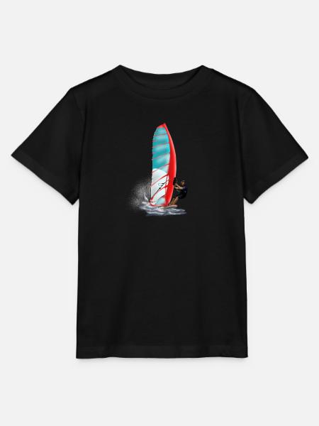 Windsurfing - Stanley/Stella Kinder T-Shirt MINI CREATOR - Schwarz