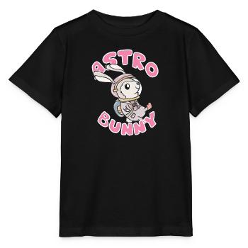 Astronaut bunny - Stanley/Stella MINI CREATOR Kids’ T-Shirt - black - Front - Mikhail (115cm)