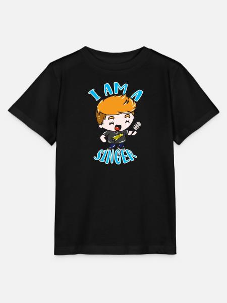 Sänger - Stanley/Stella Kinder T-Shirt MINI CREATOR - Schwarz