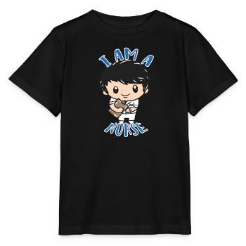 Krankenpfleger - Stanley/Stella Kinder T-Shirt MINI CREATOR  - Schwarz - Vorne - Mikhail (115cm)