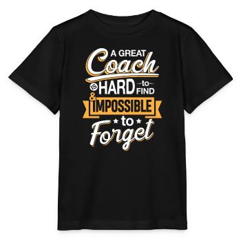 Motivierendes Coach-Zitat auf Plakat - Stanley/Stella Kinder T-Shirt MINI CREATOR  - Schwarz - Vorne - Mikhail (115cm)