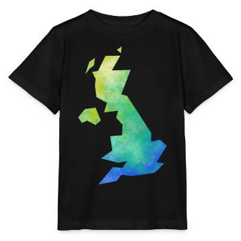 Karte UK - Stanley/Stella Kinder T-Shirt MINI CREATOR  - Schwarz - Vorne - Mikhail (115cm)
