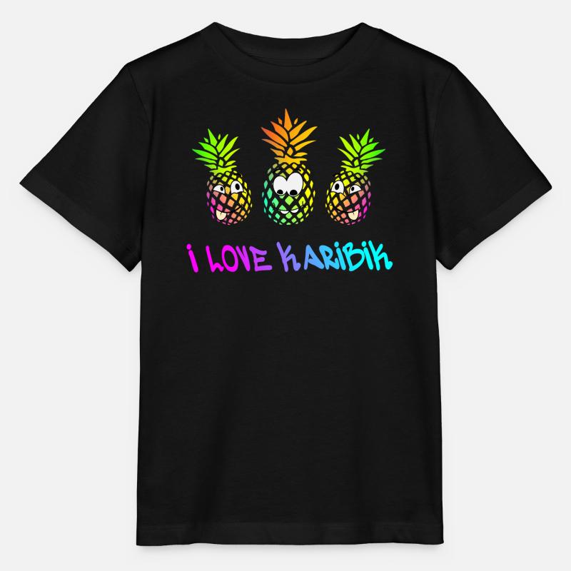 Vacances des Caraïbes - T-shirt bio MINI CREATOR Stanley/Stella Enfant - noir