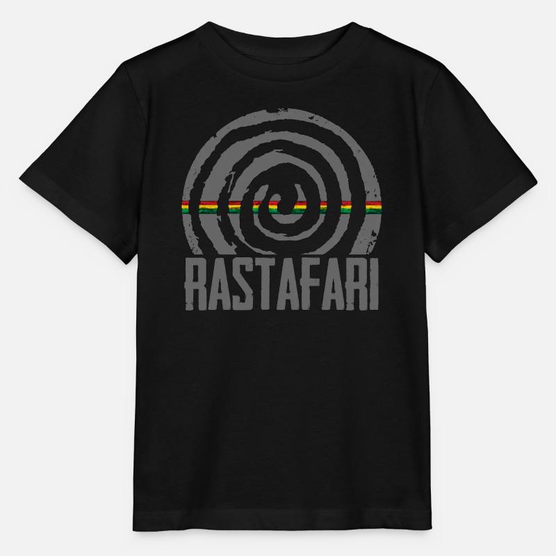 Reggae Rastafari - Stanley/Stella MINI CREATOR Kids’ T-Shirt - black