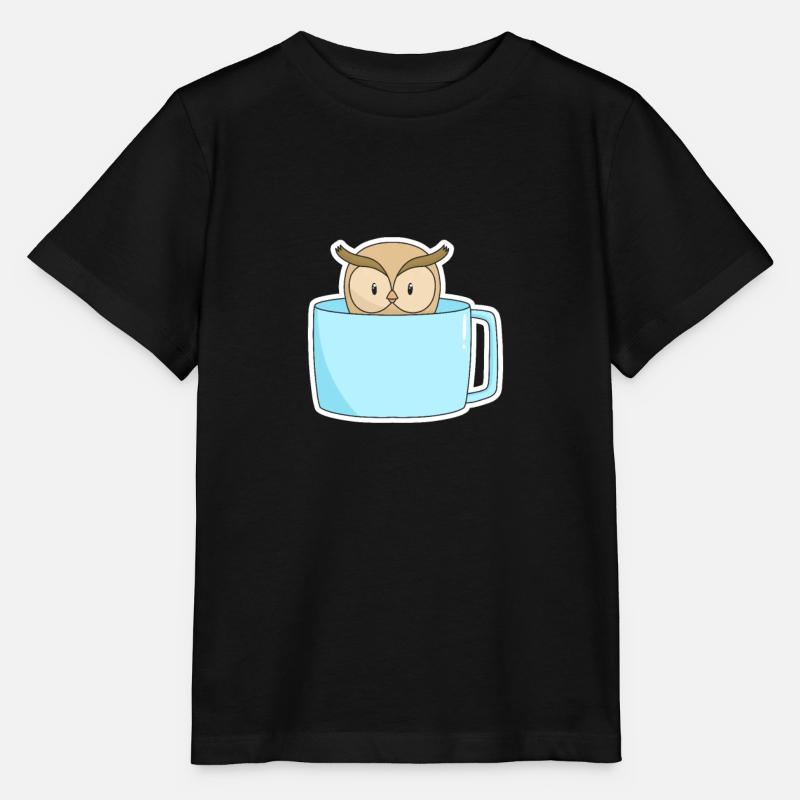 Bird coffee - Stanley/Stella MINI CREATOR Kids’ T-Shirt - black
