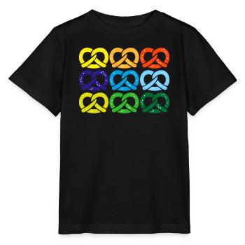 brezel salzbrezel - Stanley/Stella Kinder T-Shirt MINI CREATOR  - Schwarz - Vorne - Mikhail (115cm)