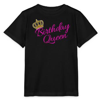 Birthday Queen Partnerlook Statement Cool - T-shirt bio MINI CREATOR Stanley/Stella Enfant - noir - Devant - Mikhail (115cm)