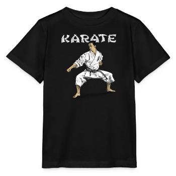 karate - T-shirt bio MINI CREATOR Stanley/Stella Enfant - noir - Devant - Mikhail (115cm)