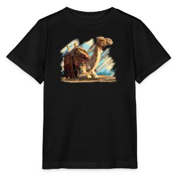 Camel - Stanley/Stella MINI CREATOR Kids’ T-Shirt - black - Front - Mikhail (115cm)