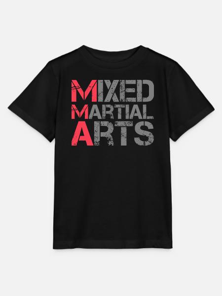 mma fighting kampfsport mixed martial arts Logo - Stanley/Stella Kinder T-Shirt MINI CREATOR - Schwarz