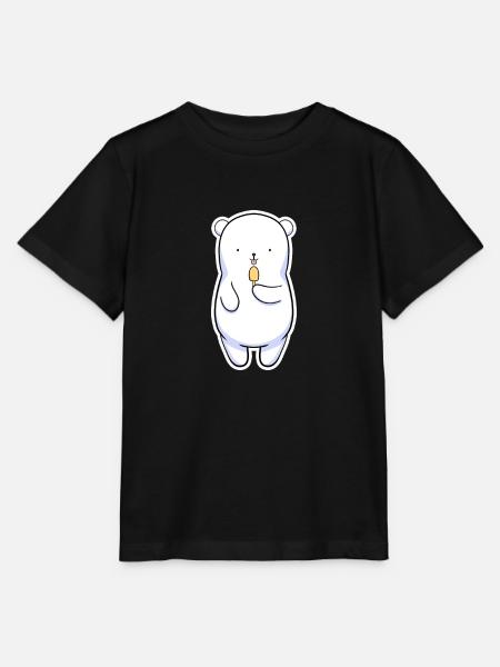 Eisbär - Stanley/Stella Kinder T-Shirt MINI CREATOR - Schwarz