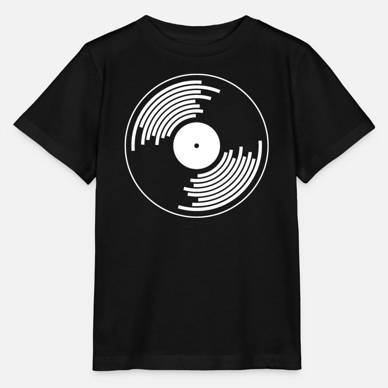 disques vinyles disque vinyle hip hop tape dj deejay - T-shirt bio MINI CREATOR Stanley/Stella Enfant - noir