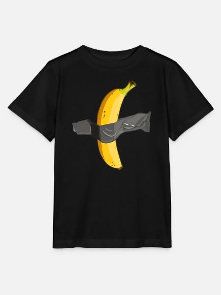 Geklebte Bananenkunst - Stanley/Stella Kinder T-Shirt MINI CREATOR  - Schwarz