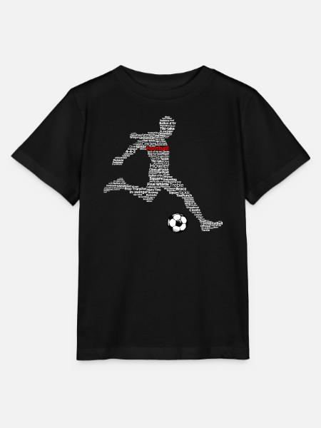 Football Footballer Football player Football match - Stanley/Stella MINI CREATOR Kids’ T-Shirt - black