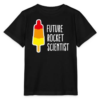 Future rocket scientist popsicle obtention diplôme - T-shirt bio MINI CREATOR Stanley/Stella Enfant - noir - Devant - Mikhail (115cm)