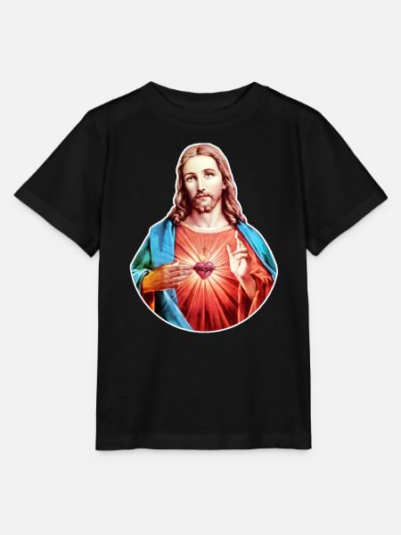 Jeesus Kristus | Jeesus Kristus | Joulun joulu - Stanley/Stella T-shirt MINI CREATOR til børn - sort
