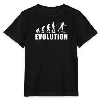 EVOLUTION SKILANGLAUF Biathlon Nordische Kombi - Stanley/Stella Kinder T-Shirt MINI CREATOR  - Schwarz - Vorne - Mikhail (115cm)