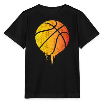 Basketballer - Basketball - BBall - Basket Ball - Stanley/Stella Kinder T-Shirt MINI CREATOR  - Schwarz - Vorne - Mikhail (115cm)
