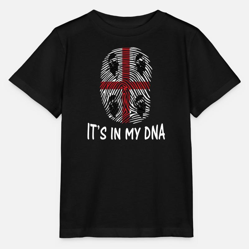 Idée cadeau de conception de t-shirt ADN drapeau Sardaigne. - T-shirt bio MINI CREATOR Stanley/Stella Enfant - noir
