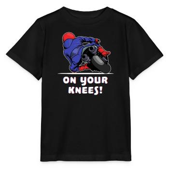 Moto motos de course pilote motard sport automobile - T-shirt bio MINI CREATOR Stanley/Stella Enfant - noir - Devant - Mikhail (115cm)