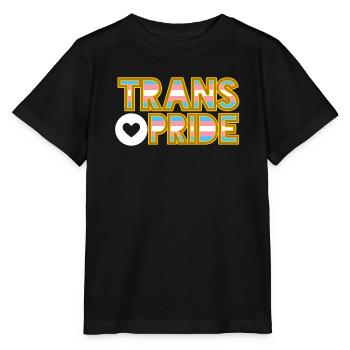 Transgender Pride - Stanley/Stella Kinder T-Shirt MINI CREATOR  - Schwarz - Vorne - Mikhail (115cm)
