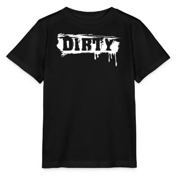 Badty Brush Lettering Graffiti Used Look - T-shirt bio MINI CREATOR Stanley/Stella Enfant - noir - Devant - Mikhail (115cm)
