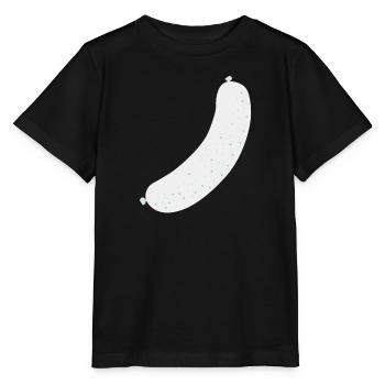 Brat Wurst sausage - Stanley/Stella MINI CREATOR Kids’ T-Shirt - black - Front - Mikhail (115cm)