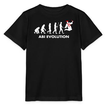 Abitur Abiturient Schulabschluss Evolution Abi - Stanley/Stella Kinder T-Shirt MINI CREATOR  - Schwarz - Vorne - Mikhail (115cm)